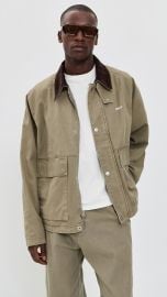 Obey Caden Work Jacket Mermaid Faded Wash XXL at Shopbop